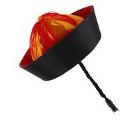 SUPVOX sombreros chinos Tamaño ajustable de sombrero sombreros de cosplay sombrero oriental chino sombrero asiático juego de rol de sombrero chino sombreros de fiesta De lana