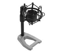 SUPVOX Soporte Amortiguador De Metal Para Micrófono Ajustable Brazo Articulado Para De Grabación Negro Compatible Micrófonos De Escritorio y Mesa