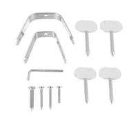 SUPVOX Soporte De Jamón Creativo De Acero Inoxidable Para Hogar Estante De Almacenamiento Fijador De Jamón Fácil De Instalar Y Limpiar 4.72X3.14X0.78In