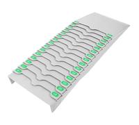 SUPVOX Soporte de Pared para Tarjetas de Control Horario de Oficina Exhibidor Plástico para 30 Tarjetas Organizador Compacto y Ligero para Empleados en Fábricas y Almacenes