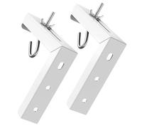SUPVOX Soporte en L para Pantalla de Proyector de Acero Blanco, Montaje en Pared Resistente y Fácil de Instalar, Adecuado para Oficinas y Espacios de Trabajo