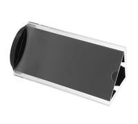 SUPVOX Soporte Giratorio Acrílico Transparente para Menús de Mesa 90x180 Mm, Expositor Tríptico para Restaurantes, Hoteles y Eventos, Soporte para Letreros de Exhibición Profesional