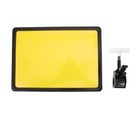 SUPVOX Soporte para Letreros A4 con Clip Negro Portatarjetas Reutilizable de Plástico ABS para Supermercados y Tiendas de Ropa Exhibidor de Etiquetas de Precio Publicidad Punto de