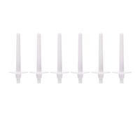 SUPVOX Soporte para Máquina de Coser Pasador de Carrete de Plástico, 6 Piezas, Columna de Bobinado para Devanadora de Bobinas, Accesorio para Complementos y Bobinas de Hilo Dental