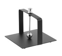 SUPVOX Soporte para Servilletas de Acero Inoxidable Negro, Servilletero Vertical Grande 17.5x17.5 Cm para Mesa de Restaurante y Cocina, Dispensador Resistente y Moderno para Hoteles