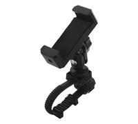 SUPVOX Soporte para Teléfono Ajustable Lira Metálica para Saxofón y Clarinete, Abrazadera Segura para Instrumentos de Viento Madera, Accesorio Portátil para Músicos y Bandas