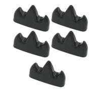 SUPVOX Soporte y Plástico Baquetas a Negro Mazo 5 para Piezas de Fácil de Accesorio de Limpiar Resistente a Deformaciones Batería Adecuado para Percusión