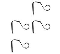 SUPVOX Soportes de Hierro Decorativos para Plantas Colgantes Ganchos Rústicos de 52 Pulgadas Juego de 4 Piezas para Jardín Balcón y Terraza Soporte para Macetas y Comedero de