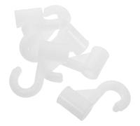 SUPVOX Soportes para Barra de Armario 19 Mm Color, Ganchos Ajustables para Colgar Ropa, 6 Piezas para Dormitorio, Compatible Guardarropas de Tela, Alta Capacidad de Carga y Montaje