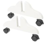 SUPVOX Soportes para Mamparas Divisorias de Ambientes 2 Piezas Base Divisoria Engrosada de Plástico Ruedas para Separador de Habitaciones y Paneles Plegables en Tonos Claros y Oscuros