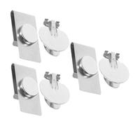 SUPVOX Sujetacorbatas Magnético Invisible 3 Pares Clips para Corbata de Acero Inoxidable Fijador Antiarrugas y Antiviento para Camisa Accesorios para Traje Bodas y Eventos Formales