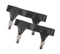 SUPVOX Sujetador de Calcetines Antideslizante Unisex Ajustable Hebilla Doble 2 Piezas Accesorio Práctico para Fijar Calcetines Uso Diario y Actividades