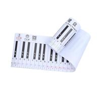 SUPVOX Tabla De Pared De Práctica Para Teclado De Piano 88 Teclas 1:1, Resistente Al Agua, Antitinta y Enrollable, Guía Pentagrama y Numeración Para Estudiantes Principiantes