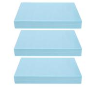 SUPVOX Tablero de Espuma Rígido para Manualidades 3 Piezas 3.7x20x30 Cm Azul, Láminas de Poliestireno de Alta Densidad para Dioramas, Plataforma de Modelismo Diy, Material Ligero