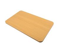 SUPVOX Tablero de Mesa de Madera Maciza Rectangular Grueso 50x30 Cm, Tapa de Repuesto Beige Esquinas Redondeadas, Adecuado para Cocina, Oficina y Mesa de Centro Pequeña