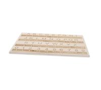 SUPVOX Tablero del Alfabeto Braille Braille para Herramienta De Aprendizaje Braille Braille para Principiantes Aprender Braille Juguetes para Ciegos Juguetes Braille Tablero Braille