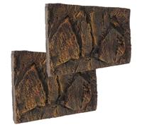 SUPVOX Tableros De Fondo para Terrario 3D Efecto Piedra PU, Tamaño Compacto, Decoración Ligera para Tanque De Reptiles y Tortugas, Accesorios para Pecera y Acuario Naturalistas