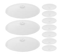 SUPVOX Tapas para Portacarretes de Máquina de Coser Industriales Juego de 20 Piezas Soporte Plástico Duradero Medidas 125 X 125 X 2 CM Accesorio Profesional para Costura y