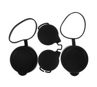 SUPVOX Tapas Protectoras de Goma para Lentes Objetivo y Ocular, Accesorios para Binoculares Aplicables, Protección, Conjunto de 3 Piezas, Uso en Observación de Aves y Senderismo, Color