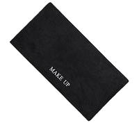 SUPVOX Tapete para Mesa de Maquillaje Negro 40X100 CM Almohadilla Protectora de Escritorio Resistente a Derrames y Calor Funda Organizadora para Tocador y Estación de Trabajo