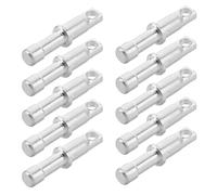 SUPVOX Tapones de Aluminio para Extremos de Varillas de Tienda de Campaña 85 MM 10 Unidades Accesorios de Repuesto para Tiendas de Camping Resistentes y Ligeros para Reparación y