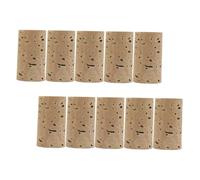 SUPVOX Tapones de Corcho Natural para Flauta Travesera, 10 Piezas para Reparación de Instrumentos de Viento, Accesorios Reutilizables y Resistentes para Mantenimiento de Flautas