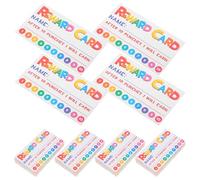 SUPVOX Tarjetas de Recompensa Perforadas para Enseñanza Escolar, 300 Unidades de Papel Esquinas Redondeadas, Herramienta Didáctica Multifuncional para Incentivos y Motivación en Aula