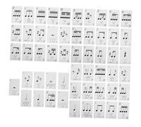 SUPVOX Tarjetas Didácticas De Teoría Musical Tarjetas De Ritmo Conjunto De Rhythm Poker