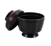 SUPVOX Tazón de Sopa Miso de Plástico 9.3x9 Cm Estilo Japonés Resistente al Calor Cuenco Tradicional Japonés para Restaurante y Cocina