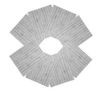 SUPVOX Tejas Miniatura 1/35 para Modelismo Militar, 24 Piezas de Metal Corrugado Gris, Accesorios DIY para Construcción de Maquetas, Decoración Arquitectónica para Dioramas y Mesas