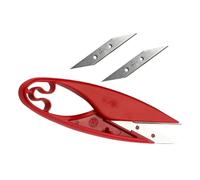 SUPVOX Tijeras de Hilo de Acero Inoxidable Doble Filo, Tijeras Pequeñas para Cortar Tela y Hilo en Costura, Herramienta Práctica para Manualidades y Sastrería, Accesorio de Corte