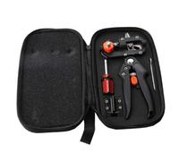 SUPVOX Tijeras de Injerto Profesionales para Vivero Podadora Manual de Acero Negro Bolsa de Tela y Película Verde de 2 MM Herramienta para Injertar Árboles y Plantas en Jardinería