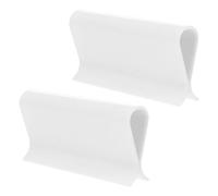 SUPVOX Tiradores de Persianas Enrollables R Tipo, 2 Piezas, Plástico Transparente, Resistente al Desgaste, Accesorios para Cortinas del Hogar, Uso en Ventanas, Fijación Segura