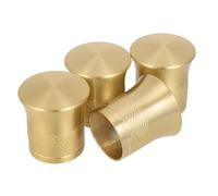 SUPVOX Tiradores Dorados de Estilo Chino Antiguo para Muebles, Cubiertas Decorativas de Manijas de Aluminio 40x50 Mm, Juego de 4 Piezas para Armarios Vintage y Tocadores,