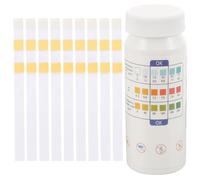 SUPVOX Tiras de Prueba de Ph y Dureza para Piscina y Agua Potable, 50 Unidades en Botella Portátil, Papel de Prueba Multifunción para Análisis y Control de Calidad del Agua