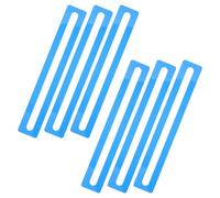 SUPVOX Tiras Guía de Lectura para Dislexia 6 Unidades Azul Transparente, Accesorio Educativo para Estudiantes y Adultos, Herramienta Práctica para Seguimiento y Comprensión Lectora