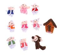 SUPVOX Títere De Cuento Juguete De Dedo De Cordero y Divertido para Niñas Juguete De Peluche De Dedo para Jugar Historias De Cuentos Casa o Escuela