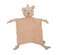 SUPVOX Toalla de Confort para Ñiño Muñeca de Animal de Algodón Doble Capa, Peluche Apaciguador para Recién Nacido, y Segura, Color Caqui, Adecuado para Dormir y Acompañar Bebés