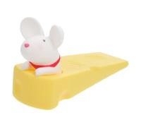 SUPVOX Tope de Puerta Luminoso en Forma de Ratón Claro, Antideslizante, Hecho de PVC Ecológico, Cuña Decorativa para Hogar y Oficina, Bloqueo Silencioso para Puertas y Suelo de Madera,