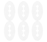 SUPVOX Topes de Gancho Antideslizantes de 1 Pulgada Cierre de Gancho para Tablero Perforado Accesorio de Tienda 100 Piezas Material Pe Resistente de Almacenamiento en Hogar y Comercio