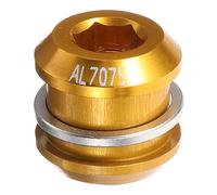 SUPVOX Tornillo Tambor Musical Accesorios Para Tambores De Marcha Instrumento De Percusión Amortiguador De Caja Mejora Del Bombo Ventilación De Aire Del Tambor Aleación De Aluminio Dorado