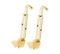 SUPVOX Tornillos para Mentonera de Violín 3/4 y 4/4, 2 Piezas de Aleación de Zinc Dorados, Accesorios para Violín Resistentes Corrosión, Repuestos para Reposa Hombros y Mentón