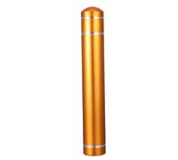SUPVOX Tubo de Cigarro de Aleación de Aluminio, Estuche Portátil para Puro, Dorado, Protección Compacta, para Viajes y Aventuras al Aire Libre, para Entusiastas del Cigarro