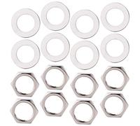 SUPVOX Tuerca Del Potenciómetro De Acero Inoxidable Arandelas Para Potenciómetro Accesorios De Guitarra Para Junta De