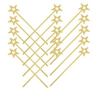 SUPVOX Varitas de Juguete Estrella Dorada 15 Unidades Varitas de Hada Huecas para Disfraces Infantiles Fiestas Infantiles y Cosplay