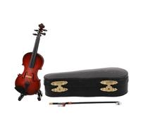 SUPVOX Violín Realista Instrumentos En Miniatura Miniinstrumento Decorativo Violín Decorativo Pequeño Instrumentos Musicales En Miniatura