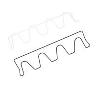 SUPVOX Zapatero de Hierro, Diseño Simple de Pared sin Perforaciones Soporte para Zapatillas y Zapatos Pack de 2 Piezas Reutilizable para Organizar y Ahorrar Espacio para Baño