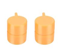 SUPYINI 2 moldes redondos de plástico PLA de grado alimenticio, con bolsa de aire, para repostería profesional en el hogar