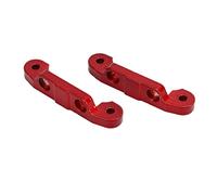 SUPYINI 2 piezas RC Car código de brazo delantero y trasero 37,5 mm piezas de repuesto de aleación de zinc, compatible con SCY 16101 16102 16103 16201 RC Cars a escala 1:16 (rojo)
