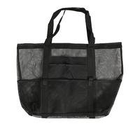 SUPYINI Bolsa de Playa de Malla de Gran Capacidad 40L con 8 Bolsillos Grandes, Ultra Liviano y Plegable para Viajar Fácilmente, Adecuado para Viajes de Playa, Días Familiares, Compras y